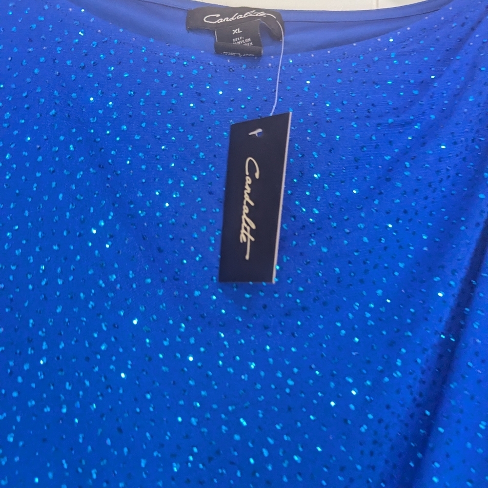 ⭐NWT Candalite Elegant Blue Long Sleeve Dress - Picture 5 of 9